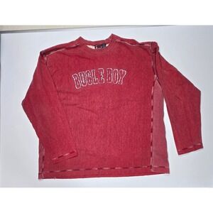 Bugle Boy Jean‎ Company Red Long Sleeve Graphic T Shirt Men's Size L
